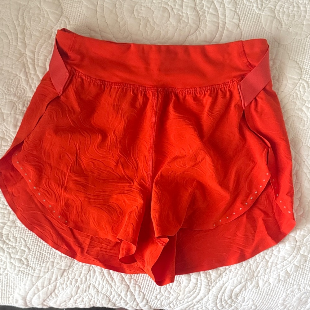Lululemon Fast and free high rise 3in split shorts